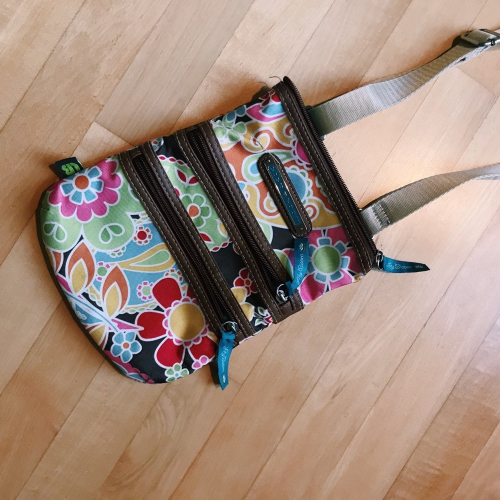 Crossbody floral purse